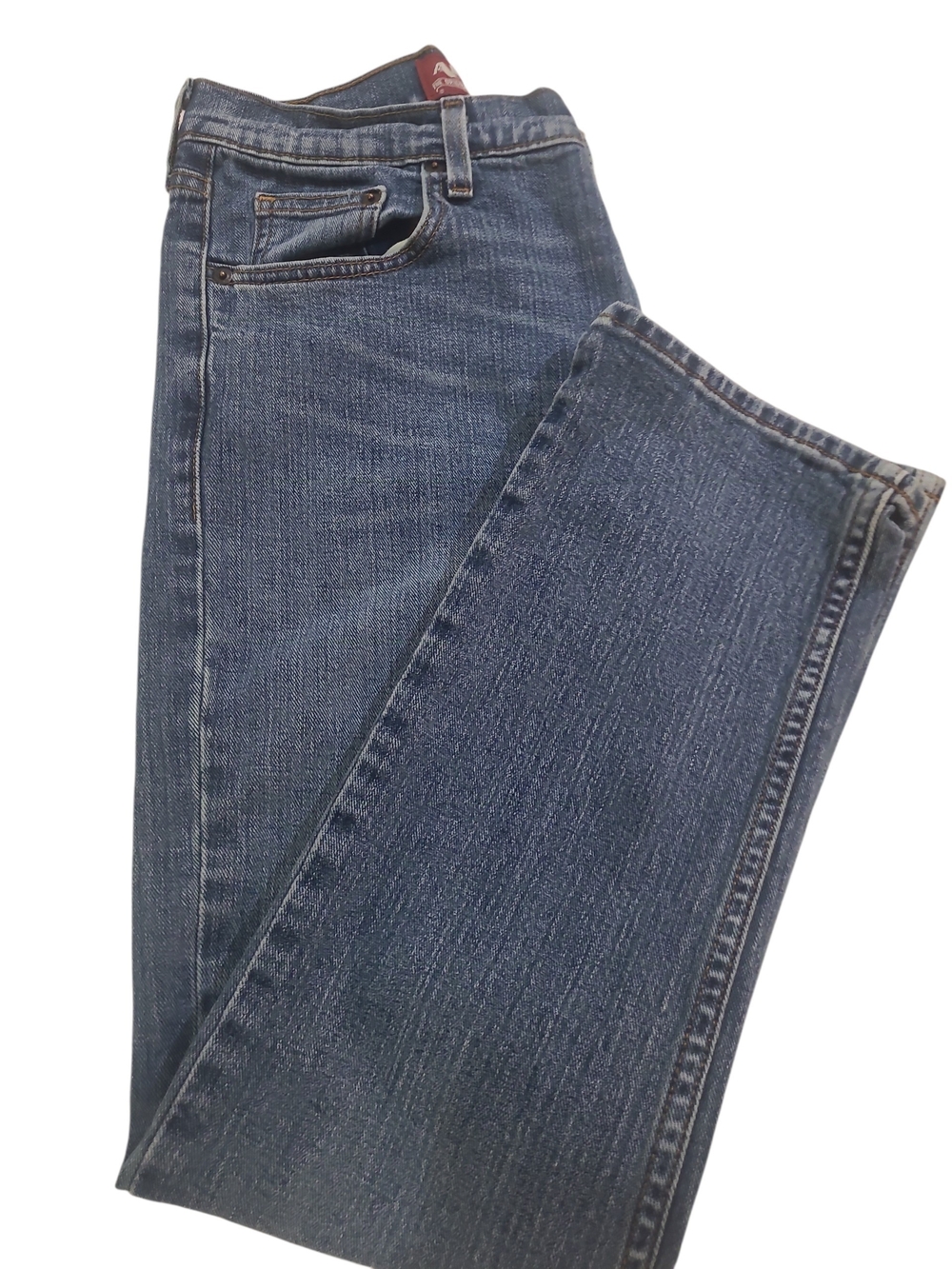Arizona Jean Company Men's Straight-Leg Medium Blue Jeans